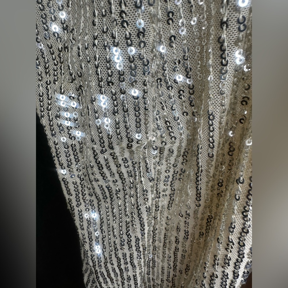 Alter’d State Silver Sequin Mini Dress – Size S - Picture 14 of 14